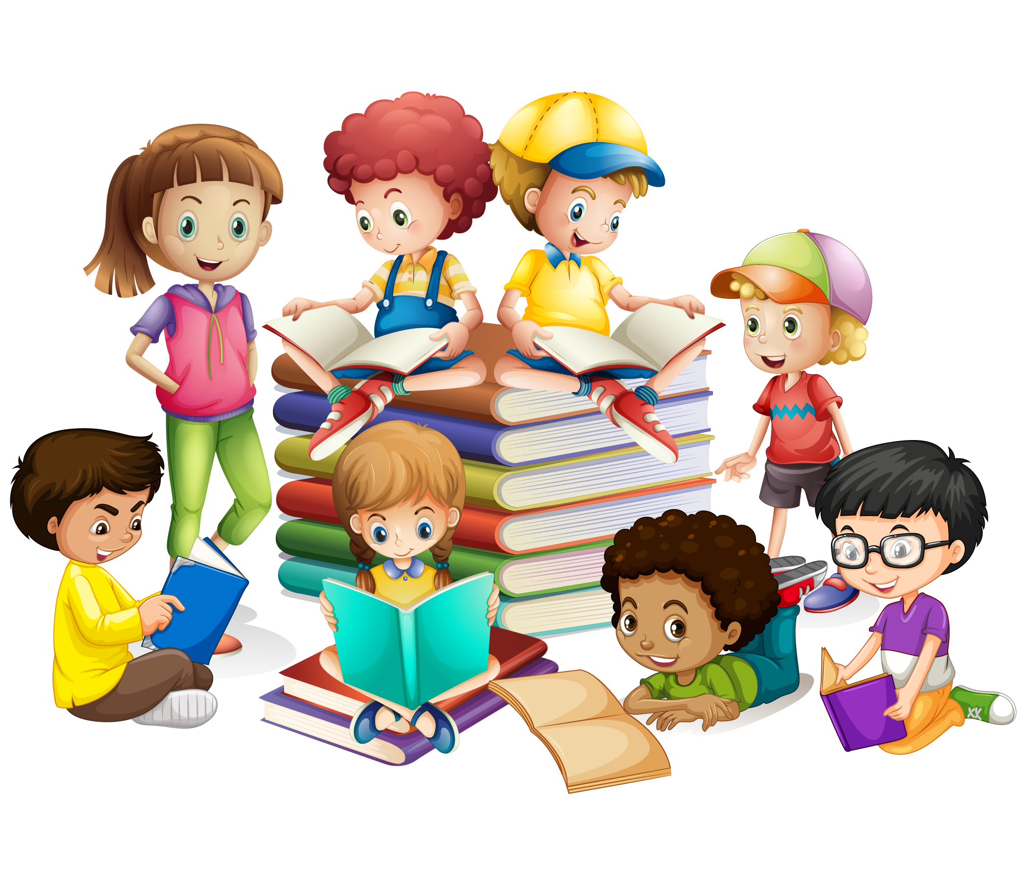 Children reading